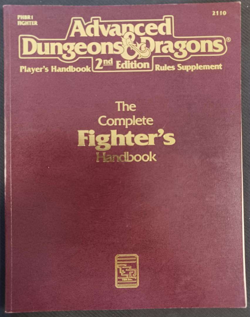 Boite de AD&D PHBR1 : The complete Fighter's Handbook 2110 (Occasion - Voir photos)