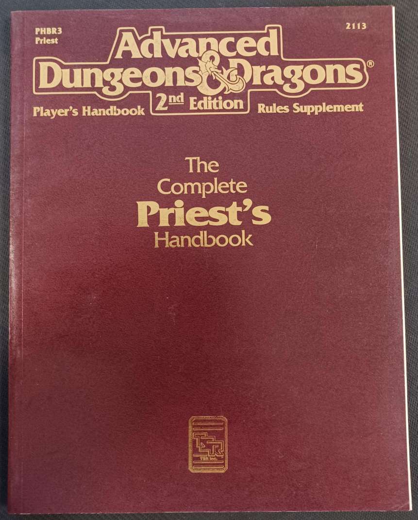 Boite de AD&D : PHBR3 The complete Priest's Handbook - 2113 (Occasion - Voir photos)