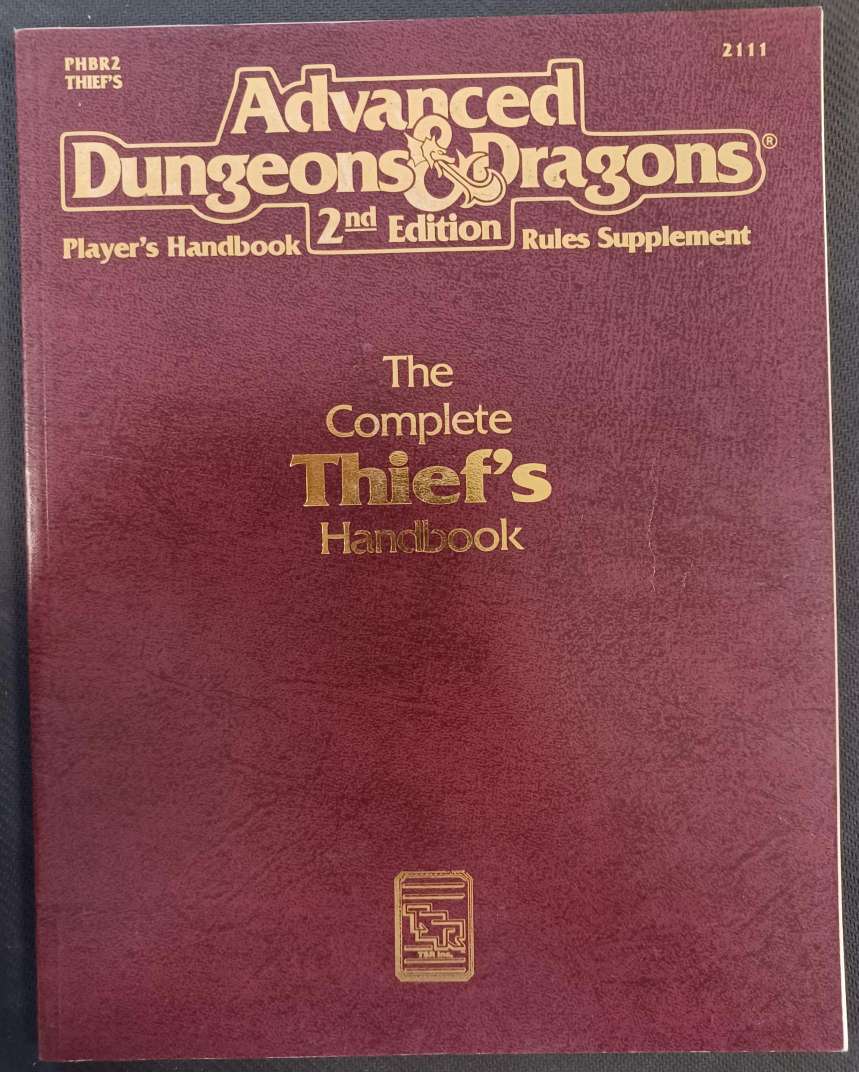 Boite de AD&D : PHBR2 The complete Thief's Handbook - 2111 (Occasion - Voir photos)