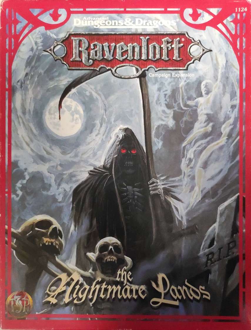 Boite de AD&D Ravenloft : Campaign Expansion - The Nightmare Lands - 1124 (Occasion - Voir photos)