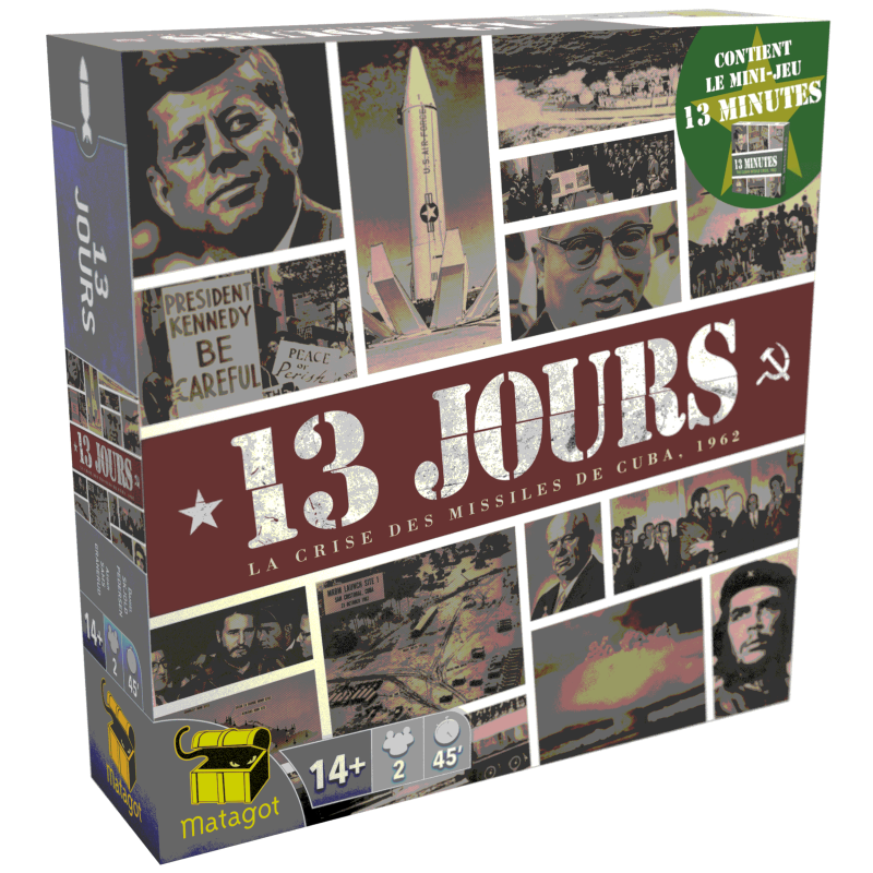 Boite de 13 Jours ( + jeu 13 Minutes Inclus )