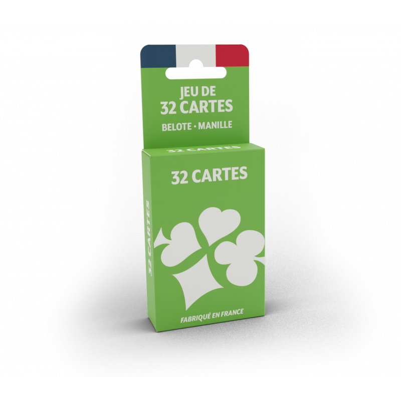 Boite de Jeu de 32 Cartes - Belote Basic Ecopack