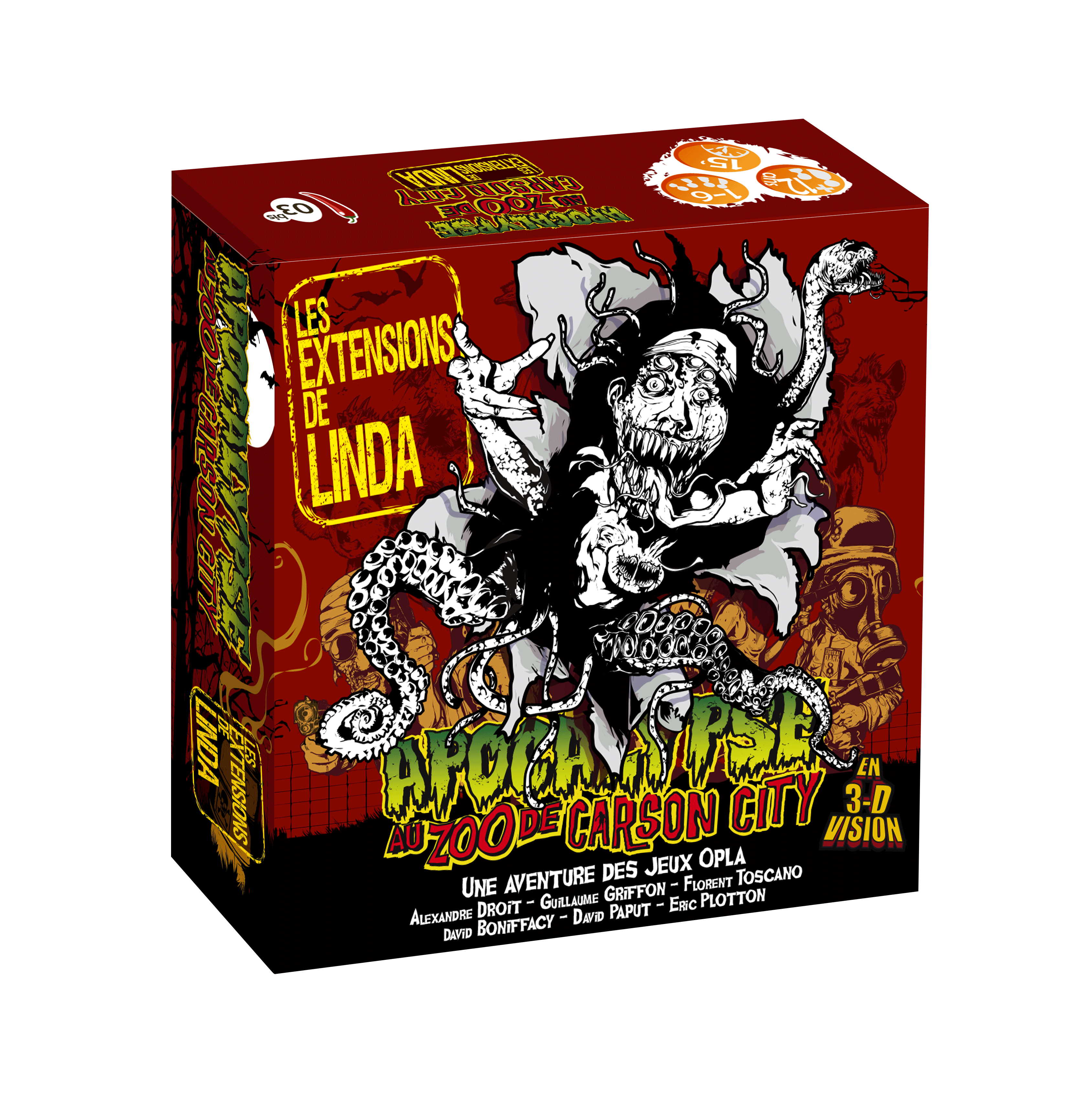 Boite de Apocalypse au Zoo de Carson City : les extensions de Linda