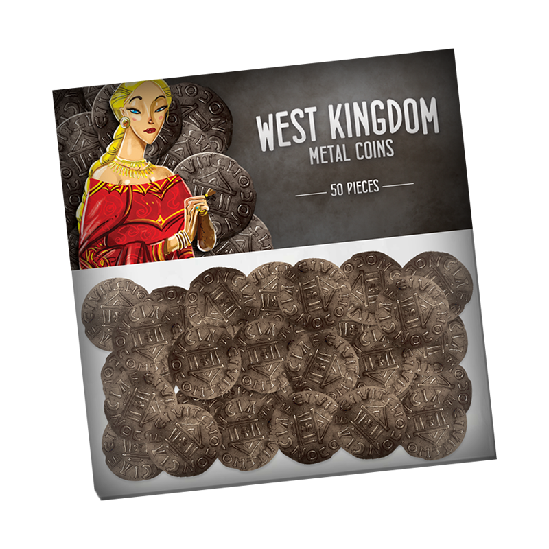 Boite de Set de Pièces Métal - Architectes / Paladins / Vicomtes du Royaume de l'Ouest