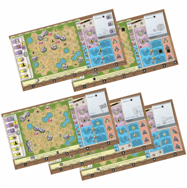 Boite de Ark Nova - Pack de plateaux Zoo recto/verso 2