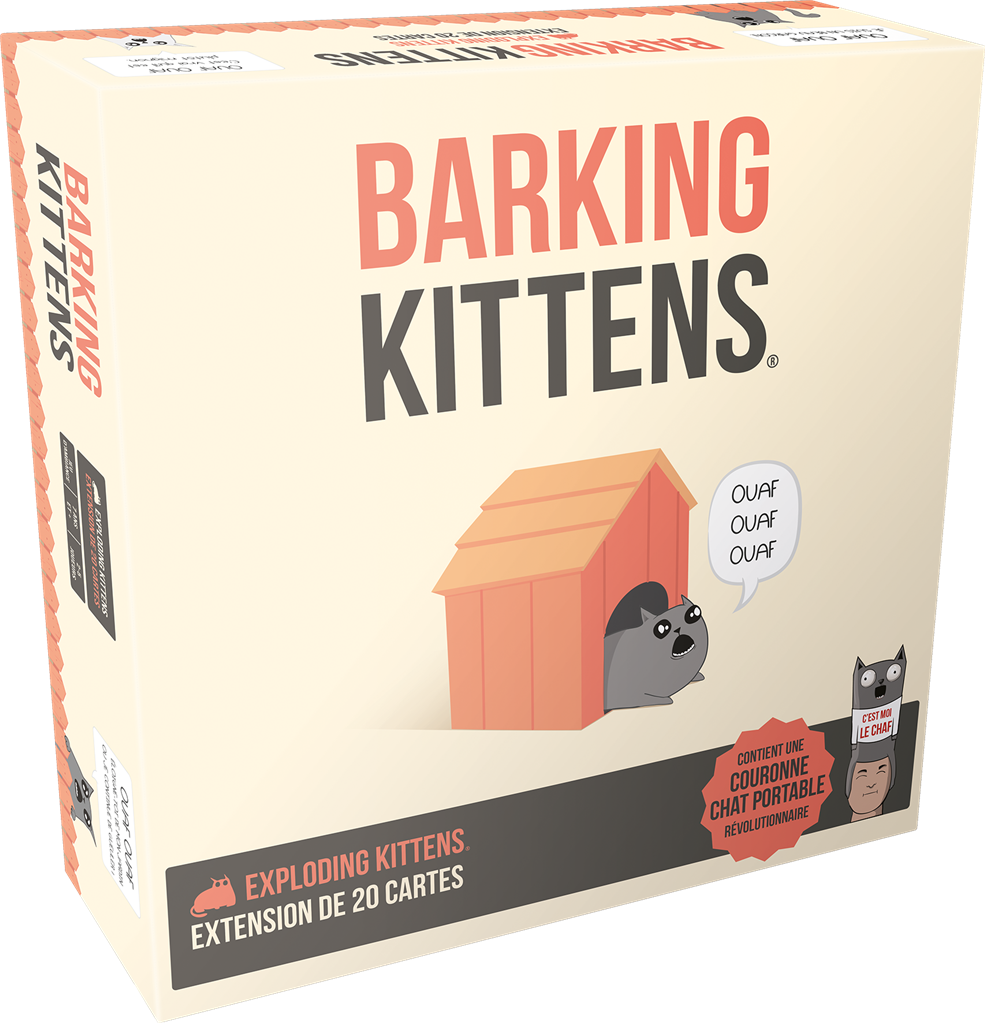 Boite de Exploding Kittens - Barking Kittens