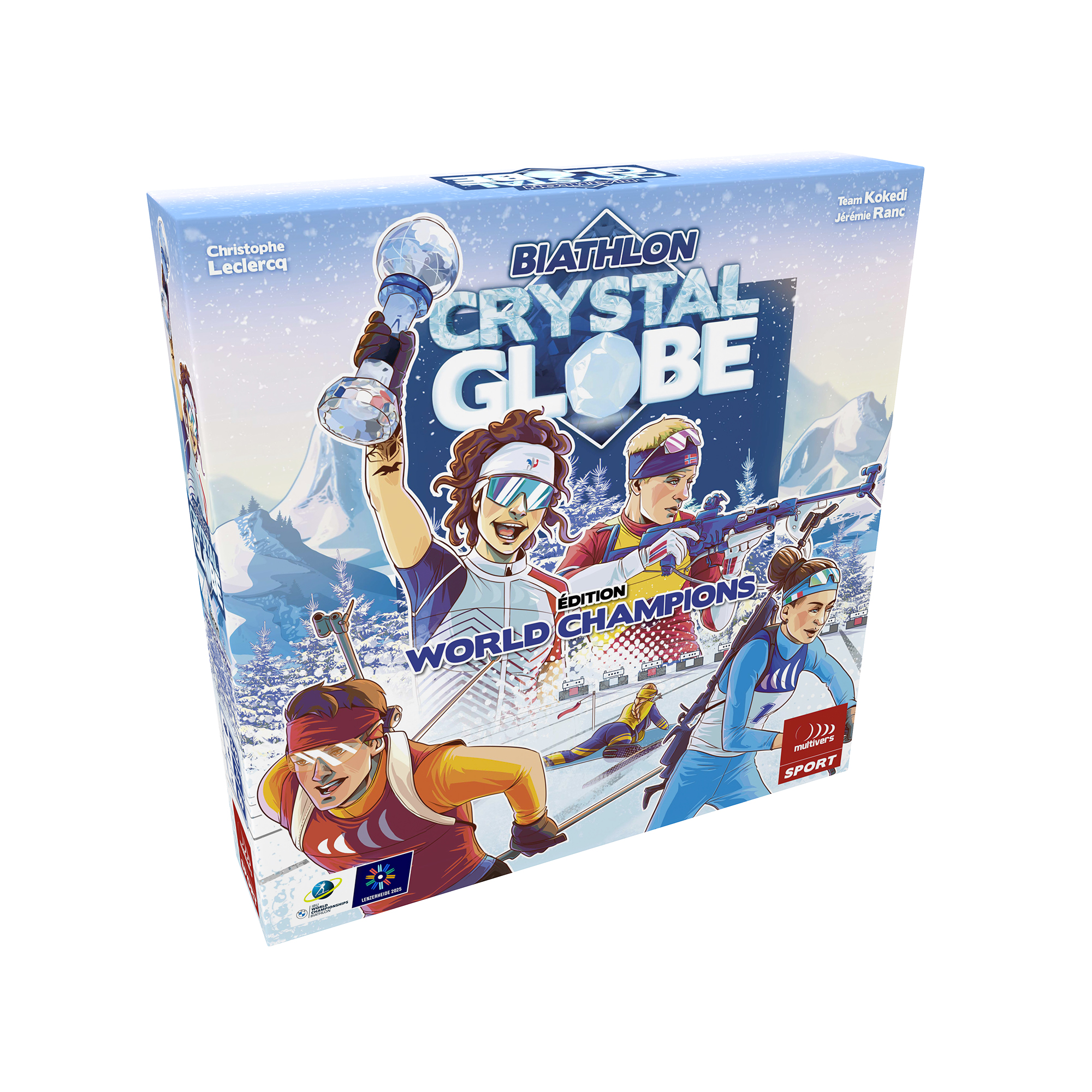 Boite de Biathlon Crystal Globe - Edition Internationale - World Champions
