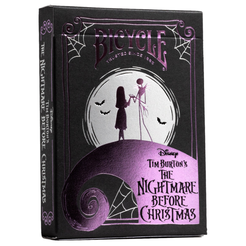 Boite de Jeu de 54 cartes - Bicycle - Disney : L'Étrange Noël de Monsieur Jack