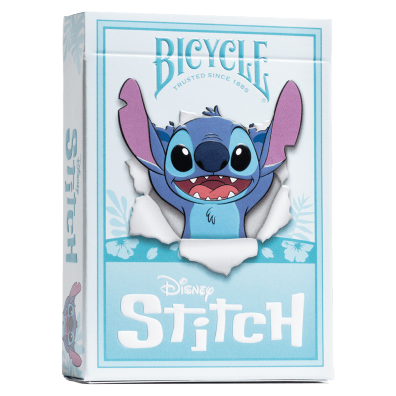 Boite de Jeu de 54 cartes - Bicycle - Disney : Stitch