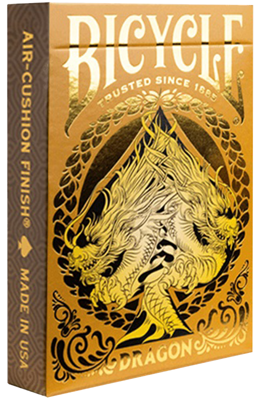 Boite de Jeu de 54 cartes - Bicycle - Ultimates : Gold Dragon