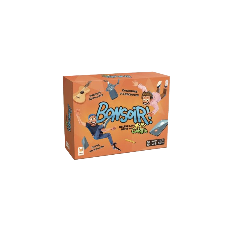 Boite de Bonsoir! Relève les Défis de McFly & Carlito