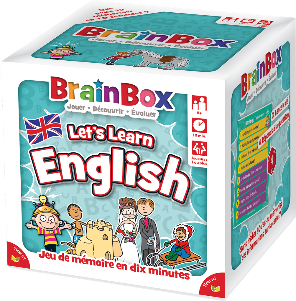Boite de BrainBox - Apprenons l'anglais (Refresh) / Let's Learn English