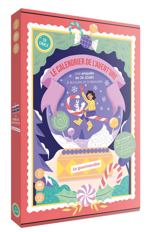 Boite de Calendrier de l'avent'ure - La Gourmandise