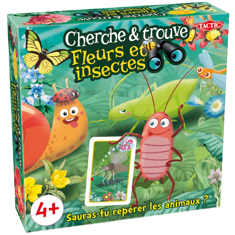 Boite de Cherche & Trouve - Fleurs et Insectes
