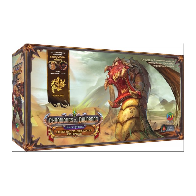 Boite de Chroniques de Drunagor - Le Désert des Stigmates de l'Enfer