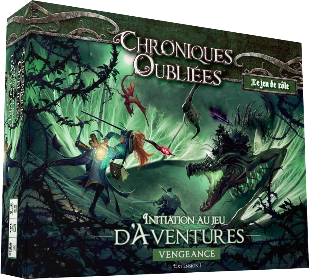 Boite de Chroniques Oubliées Fantasy : Boite d'initiation au jeu d'aventure - Extension Vengeance