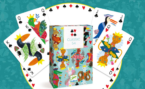 Boite de Jeu de 54 Cartes Djeco