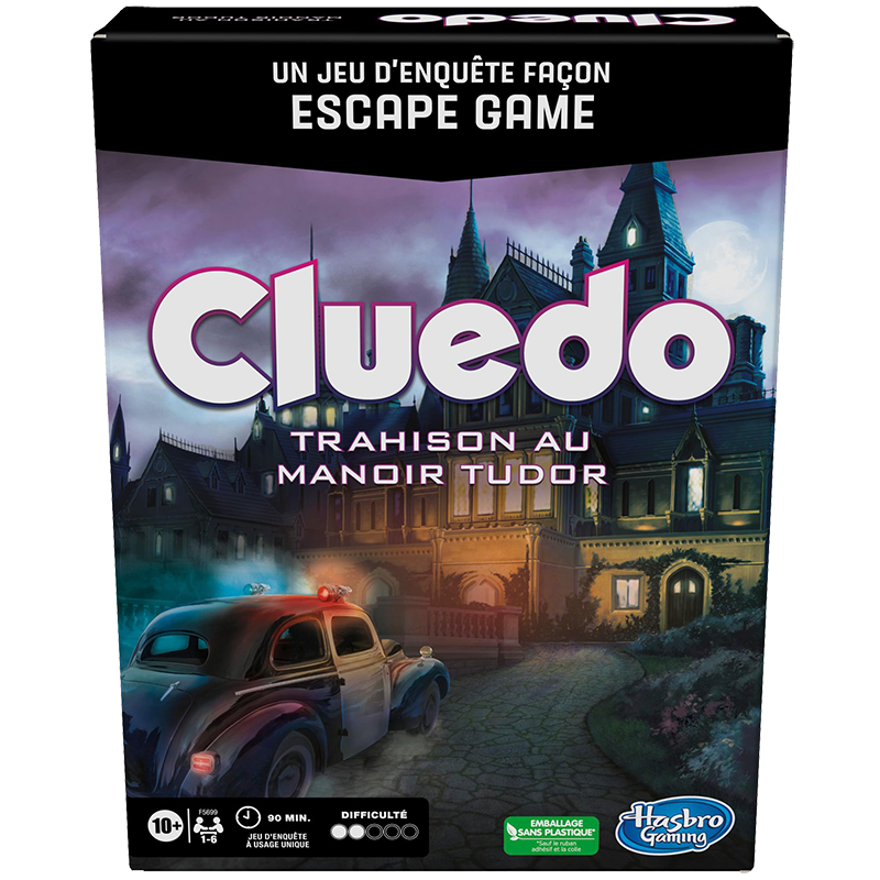 Boite de Cluedo - Trahison au Manoir Tudor - Escape Game