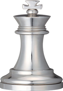 Boite de Casse-tête Huzzle - Chess King : Silver
