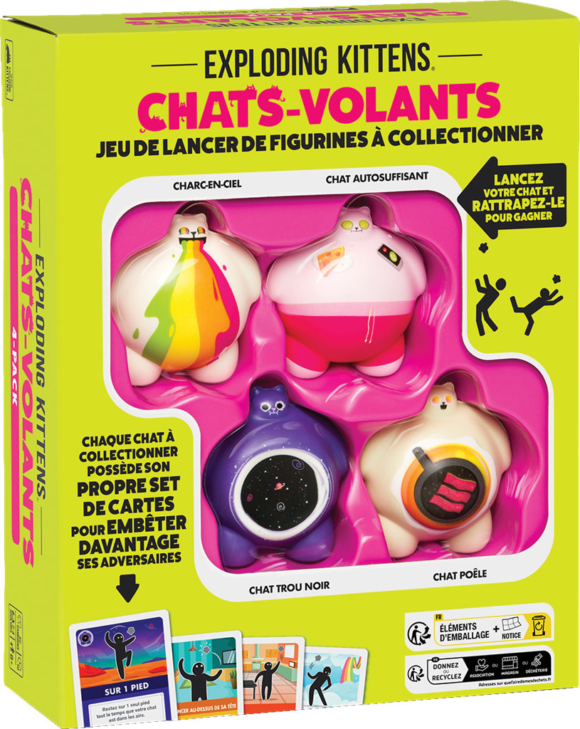 Boite de Exploding Kittens - Chats-Volants (base)