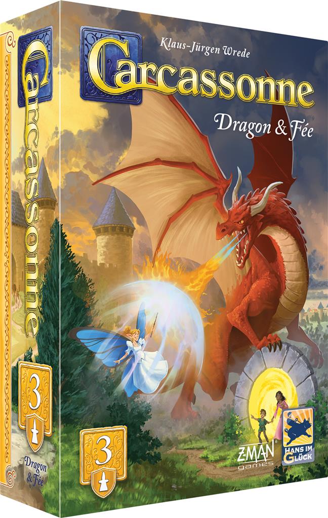 Boite de Carcassonne - Dragon et Fée 2025