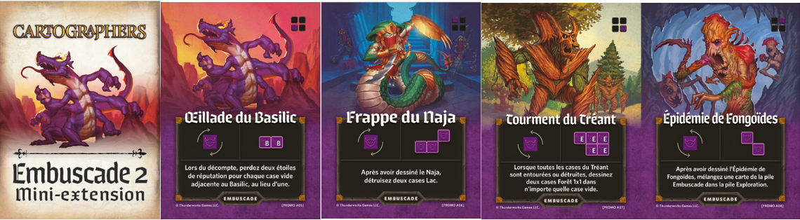 Boite de Cartographers - Embuscade 2