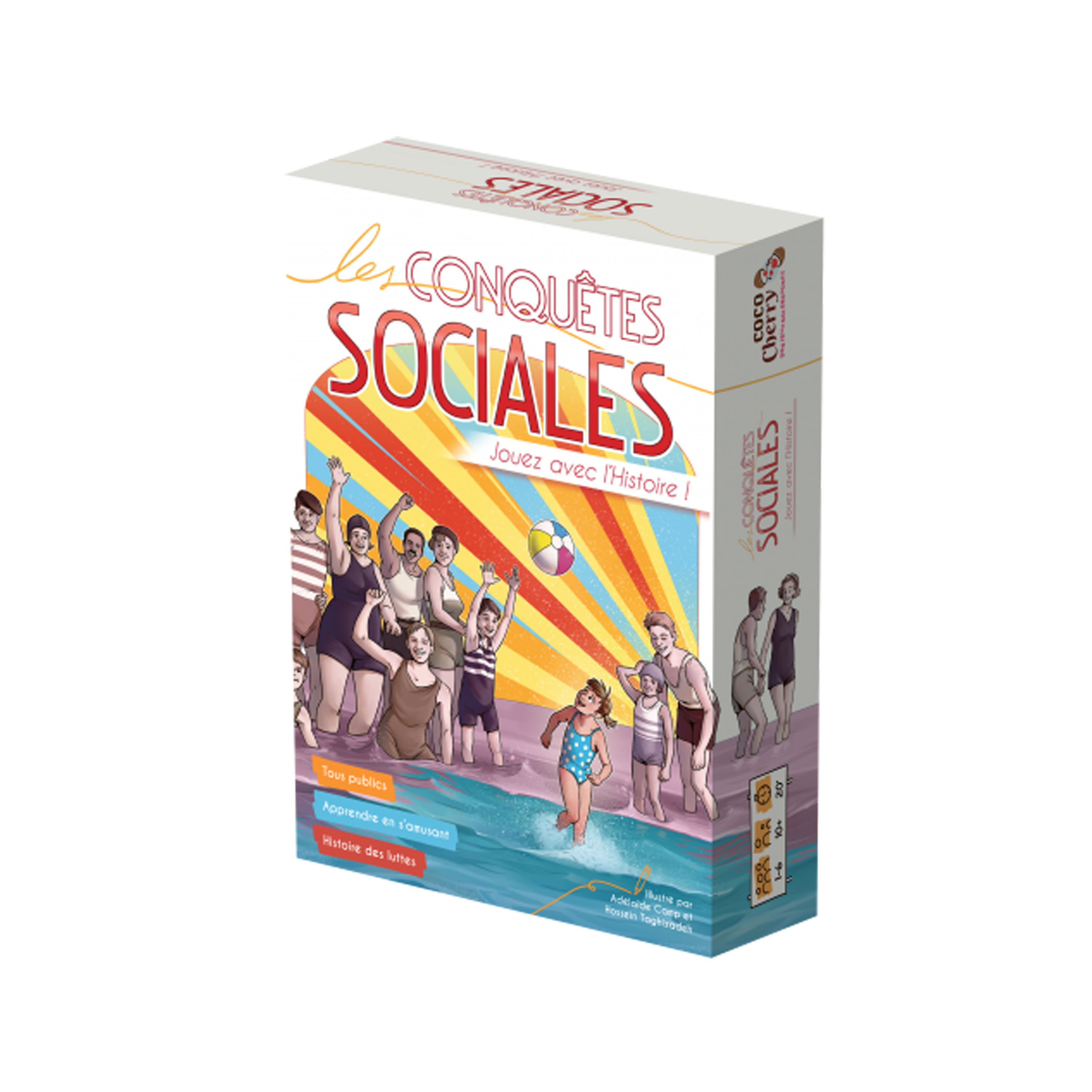 Boite de Les Conquêtes Sociales - Jouez avec l'Histoire !