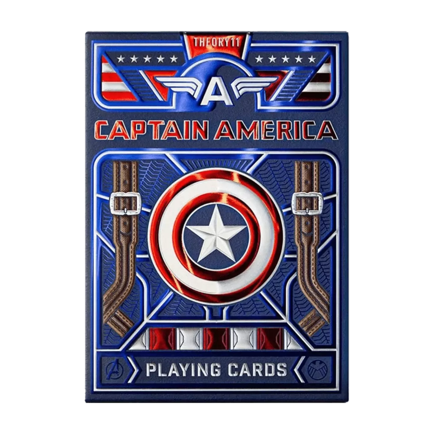 Boite de Jeu de 54 cartes - Theory11 - Captain America