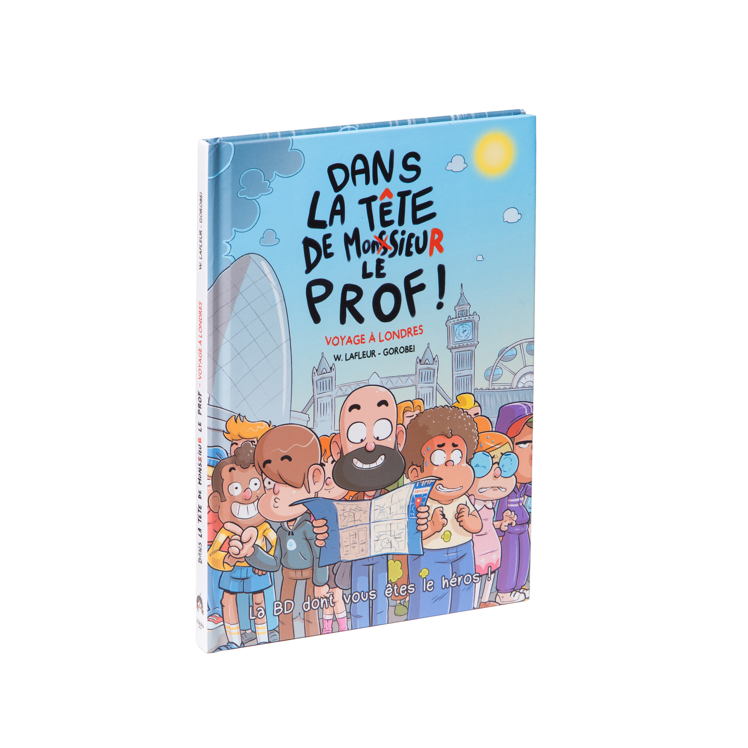 Boite de Dans la Tête de Mr Le Prof - Voyage à Londres - La BD dont vous êtes le Héros