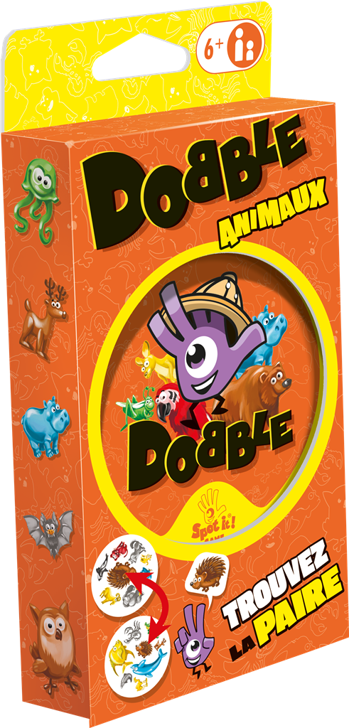 Boite de Dobble - Animaux (Blister Eco)