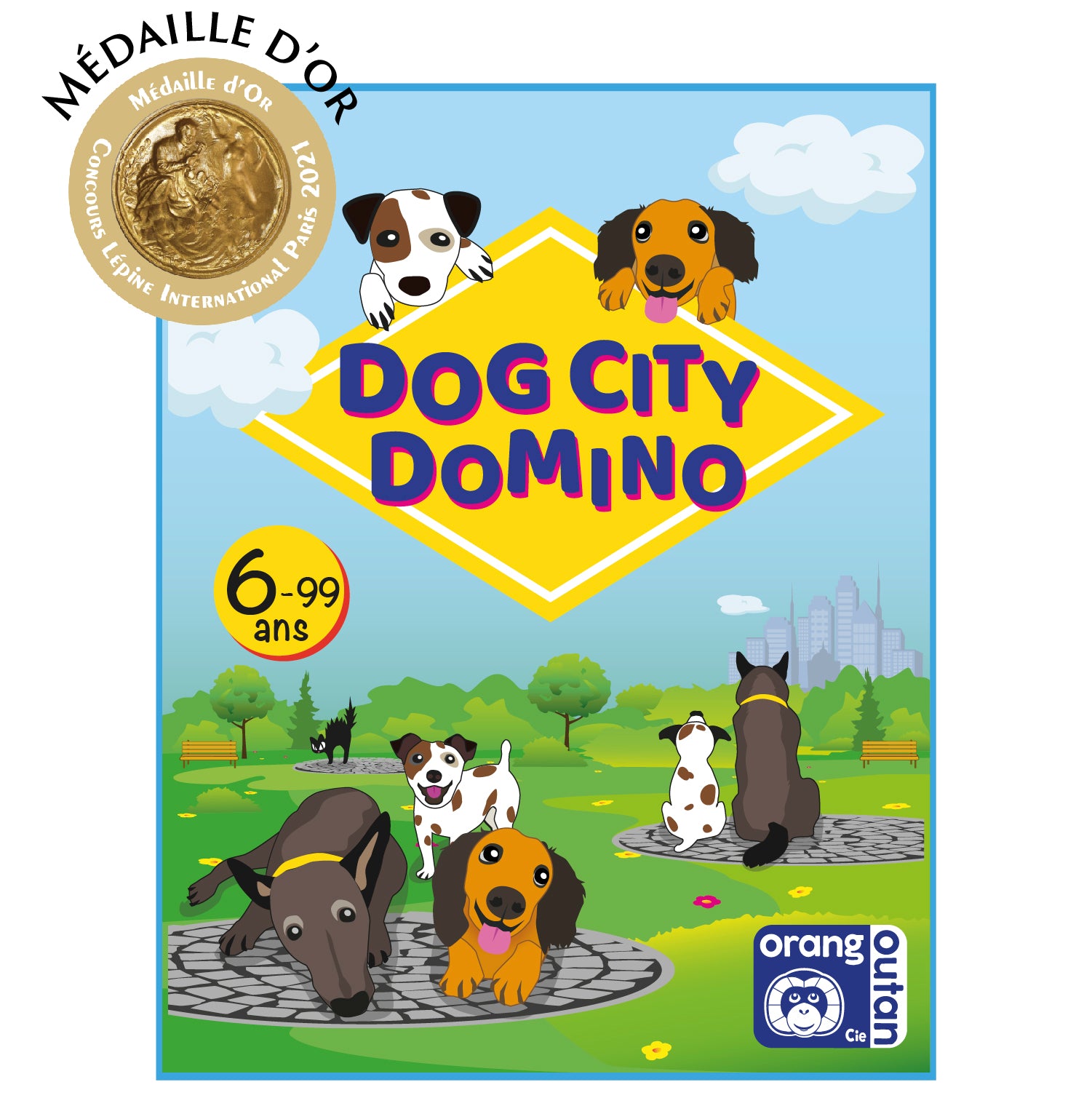 Boite de Dog City Domino