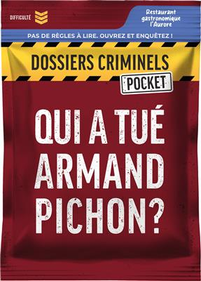 Boite de Dossiers Criminels Pocket - Qui a tué Armand Pichon ?