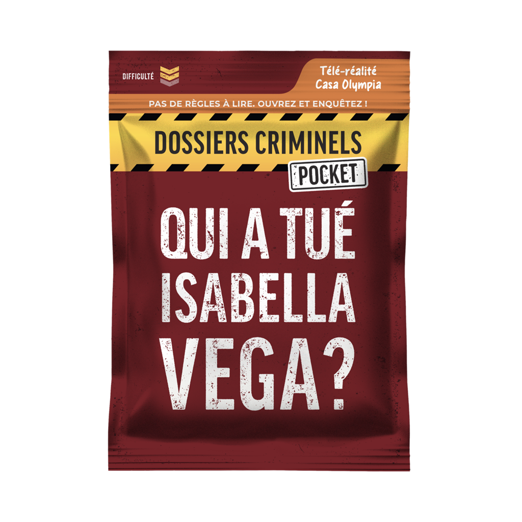 Boite de Dossiers Criminels Pocket - Qui a tué Isabella Vega ?