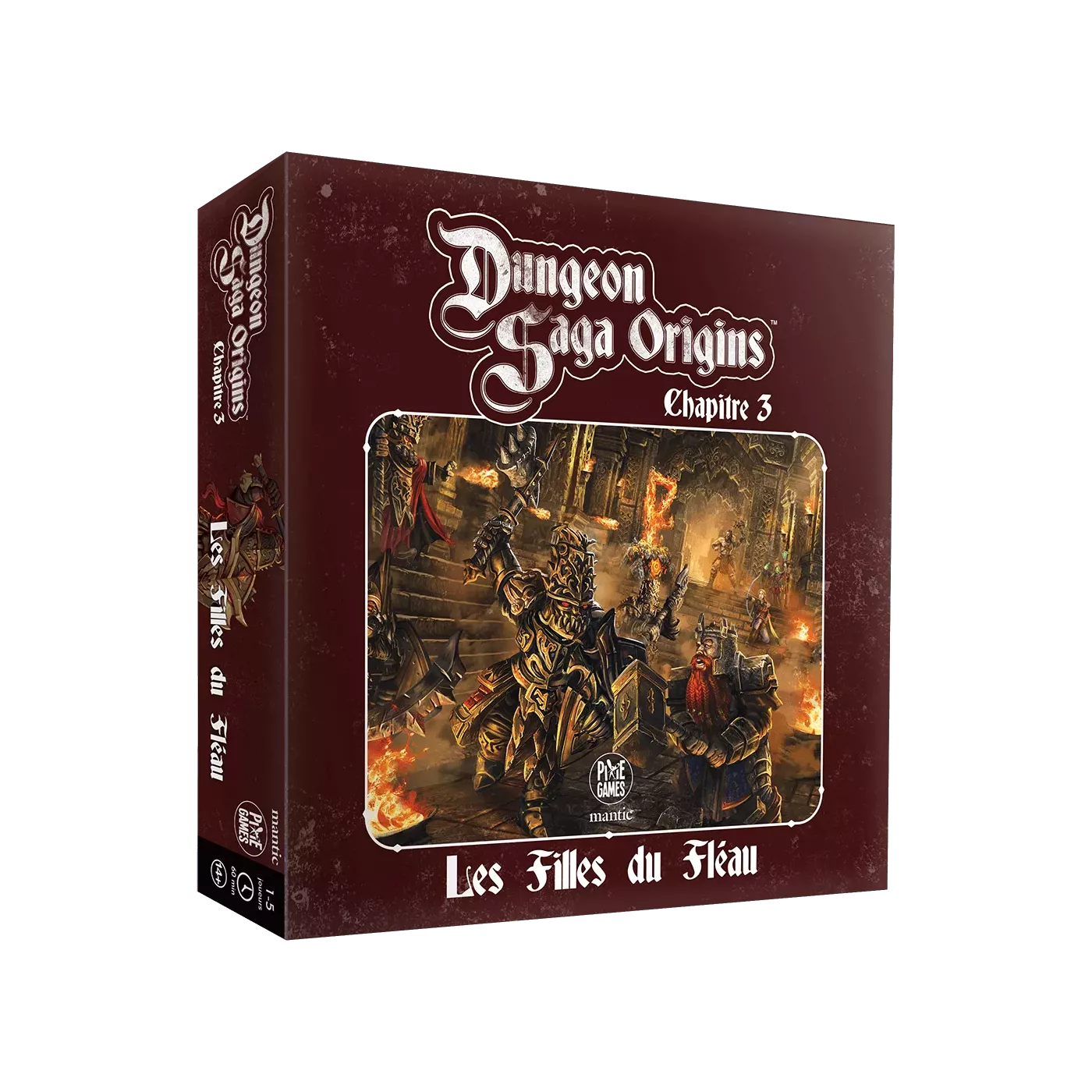 Boite de Dungeon Saga Origins: Les Filles Du Fléau