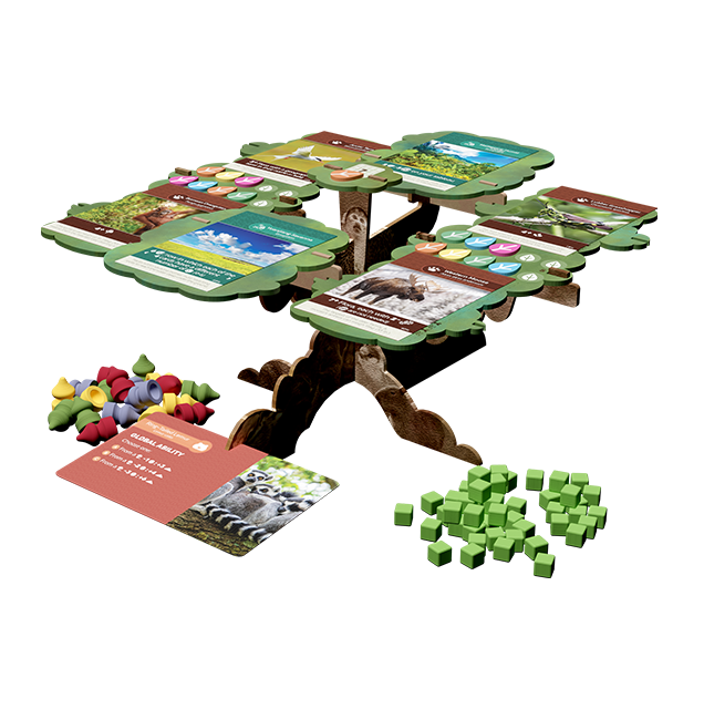 Boite de Earth - Règne Animal - Arbre 3D