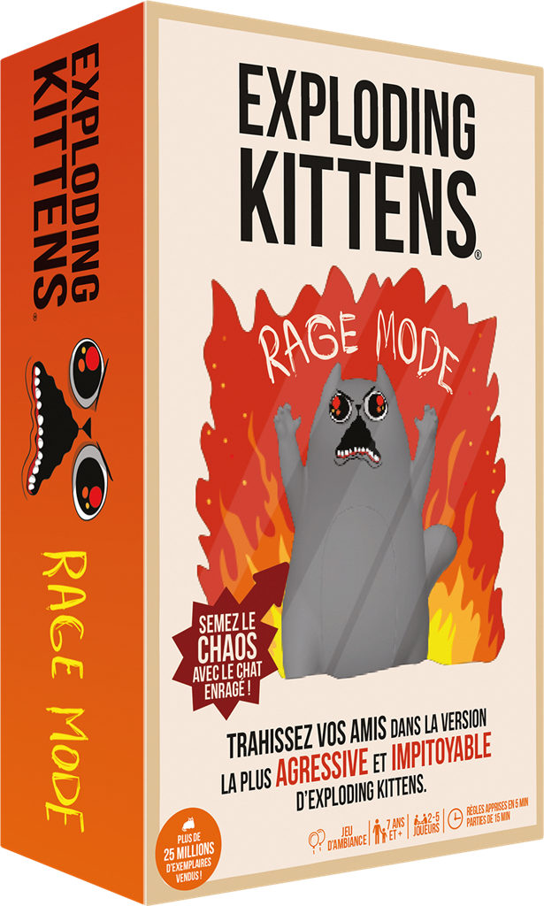 Boite de Exploding Kittens - Rage Mode