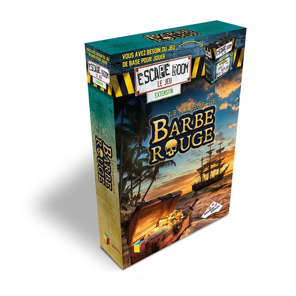 Boite de Escape Room : Le Jeu - Extension Le Trésor de Barbe Rouge