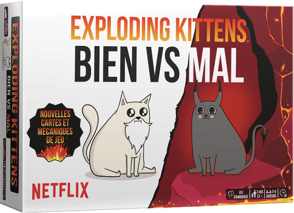 Boite de Exploding Kittens - Bien VS Mal