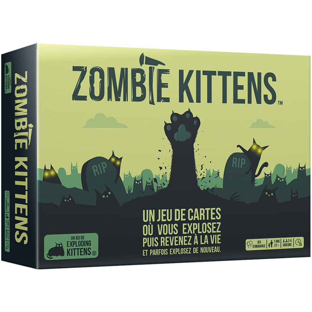 Boite de Exploding Kittens - Zombie Kittens