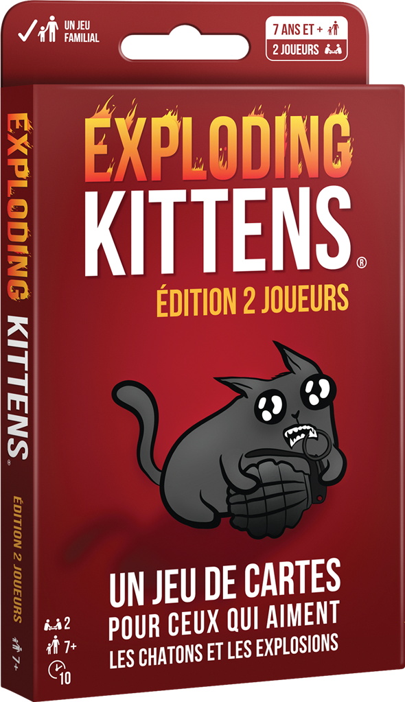 Boite de Exploding Kittens - Édition 2 Joueurs