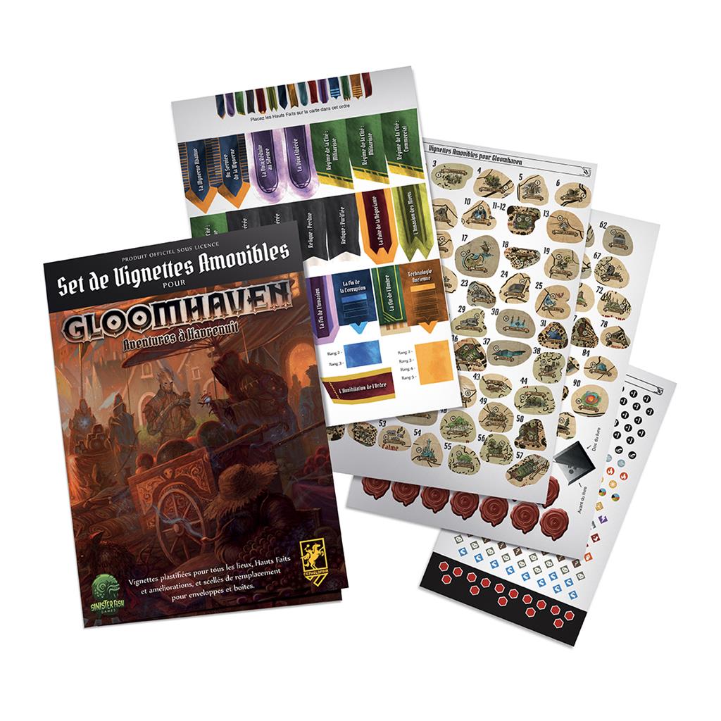 Boite de Gloomhaven - Set de Vignettes Amovibles (Removable Sticker Set)