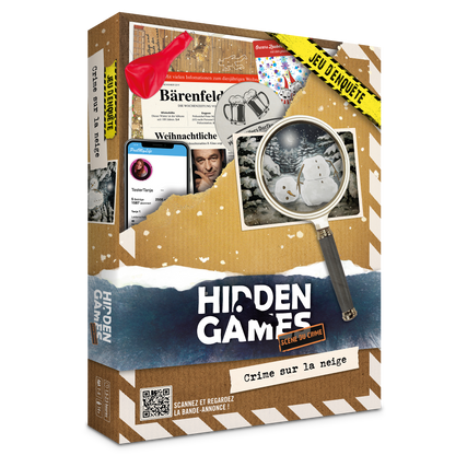 Boite de Hidden Games - Crime sur la neige