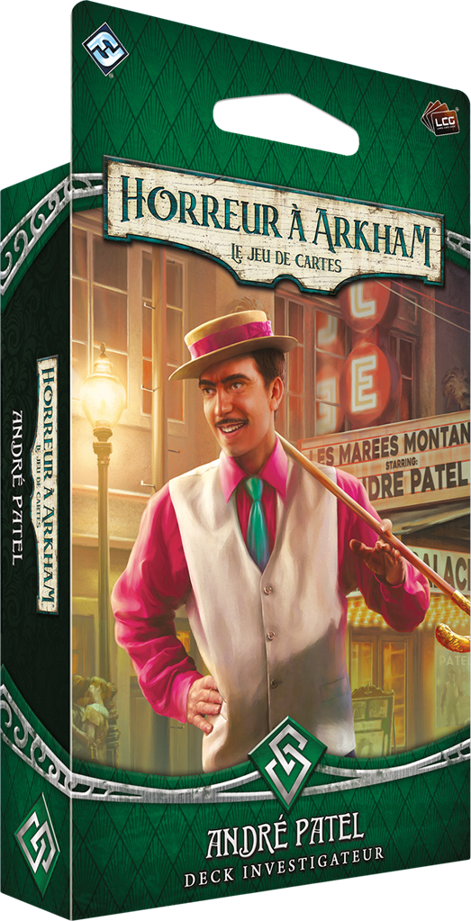 Boite de Horreur à Arkham JCE - André Patel (Investigateur)