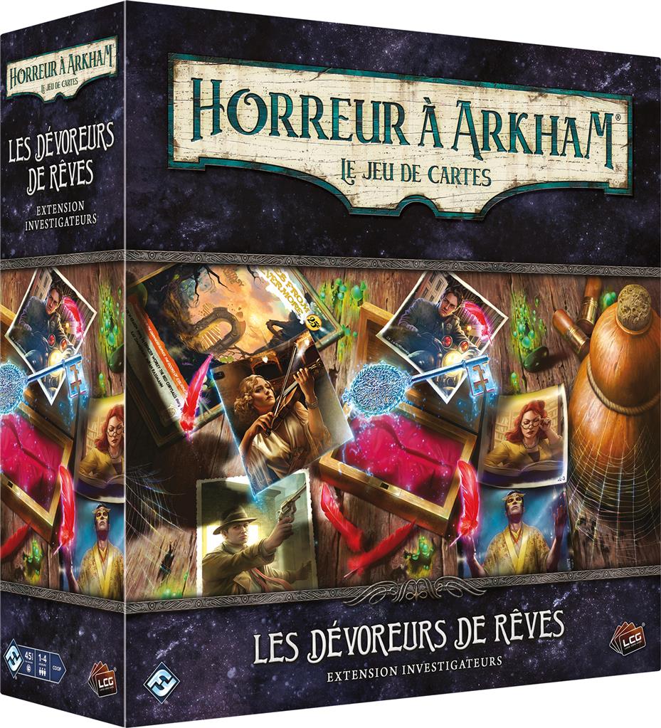 Boite de Horreur à Arkham JCE - Les dévoreurs de rêves - Investigateurs