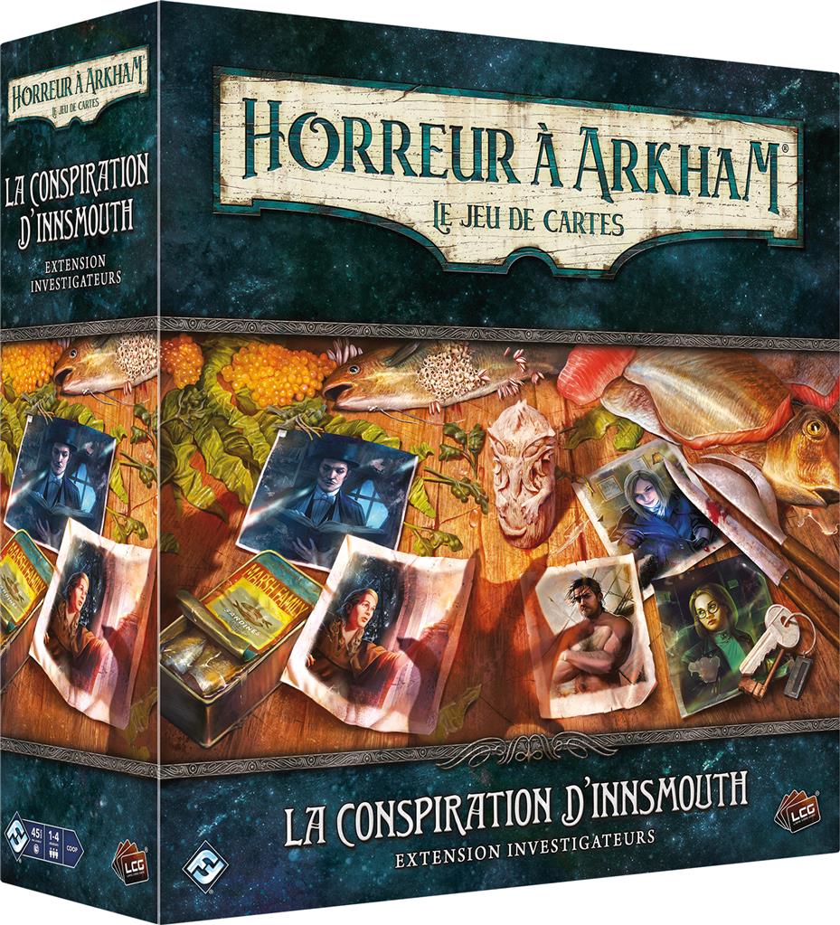 Boite de Horreur à Arkham JCE - La Conspiration d'Innsmouth - Investigateurs