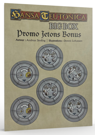 Boite de Hansa Teutonica - Jetons Bonus