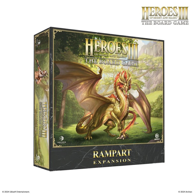 Boite de Heroes of might and Magic III - Extension Rampart