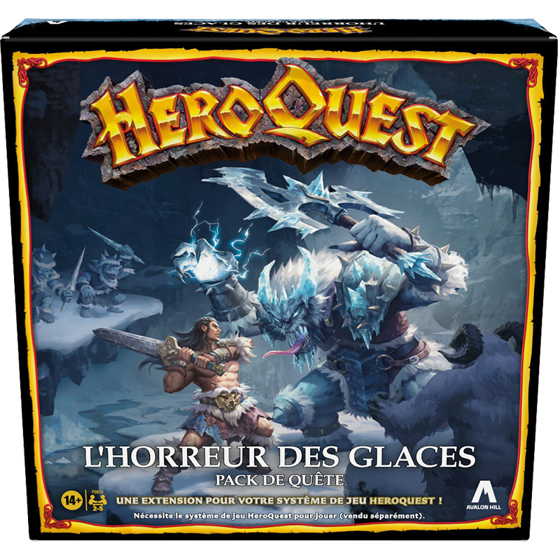 Boite de HeroQuest : Extension L'Horreur des Glaces