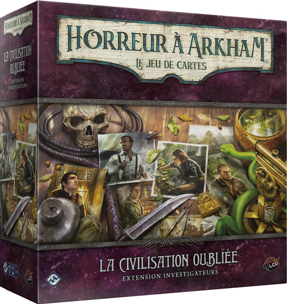 Boite de Horreur à Arkham JCE - La Civilisation oubliée - Investigateurs