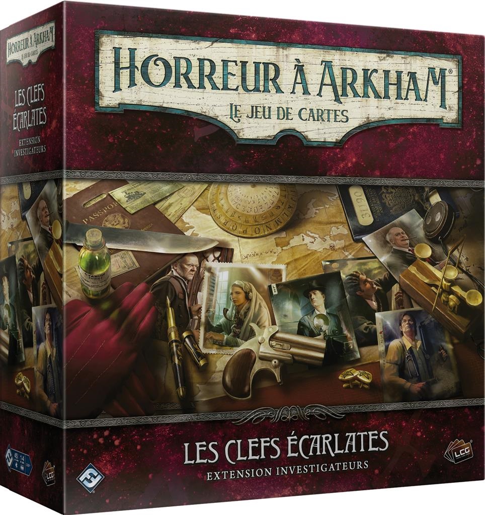 Boite de Horreur à Arkham JCE - Les Clefs Ecarlates - Investigateurs